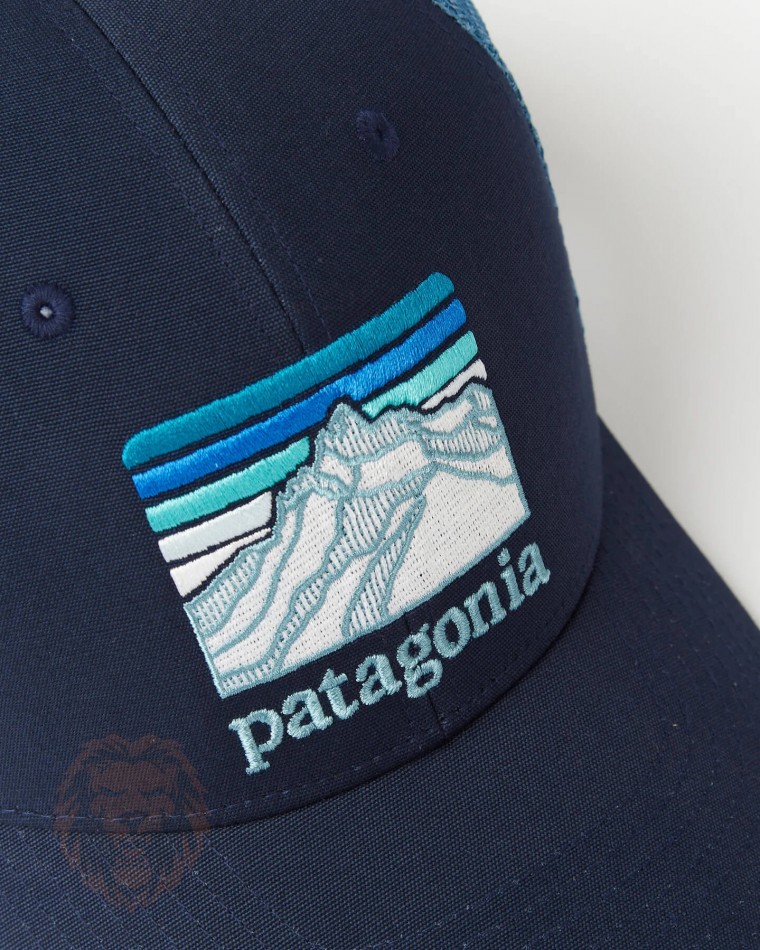 Бейсболка Patagonia line logo ridge cap 38285 NENA navy blue